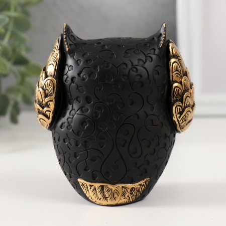 Souvenir Polystone "Owl with Dream Capers" Set 3 pcs 5.5x8.5x10 cm-3