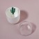 Organizer for storage "Cactus", with a lid, D - 7 × 11 cm, white/transparent color