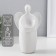 Ceramics candlestick per 1 candle "Angel" d = 3.5 cm white 14x9.5x25 cm