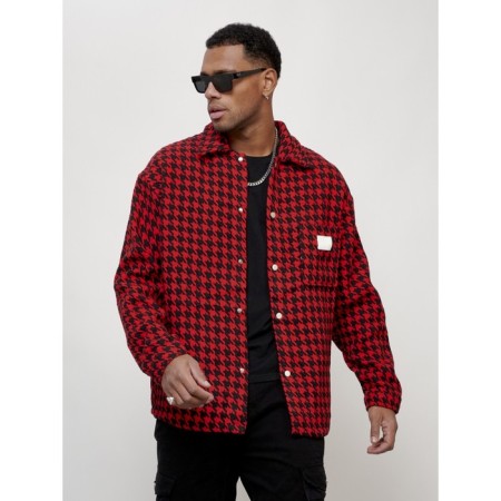 Windbreaker male, size 54, red color-3