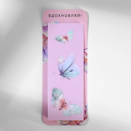 Gift set Diary, paper block and handle "Spring inspires"-7