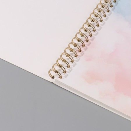 Photo album on spirals 20 sheets "Clouds" volumetric element + 4 tabs 24x24 cm-2