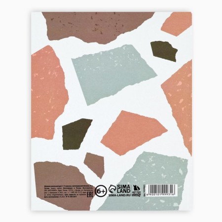 School diary for grade 1-11, in an integrated cover, 40 l. "Abstraction"-4