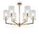 Suspended lamp 60W, 6he14, 51.5x75 cm, French gold