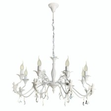 Люстра A5349LM-8WH Angelina 8x40W E14 74x74x40 см