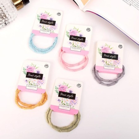 Hair elastic band "Sport" (set 2 pcs).-1