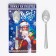 Spoon souvenir on the postcard "New Year's collection: miracles", 3 x 14 cm