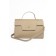 Bag Cross-Body Women's, genuine leather, Ludor beige, 23x9x16 cm