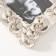 Photo frame Polystone 10x15 cm "Sprawl leaves" white with a patina 23.2x18.4x2 cm