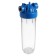 Zein filter case, 10sl, 3/4 ", for cold water, key, fastening, transparent