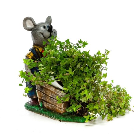Garden figure "rats with a tachanka" 58x28x60cm-3