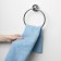 Holder for towels, ring, 17.5x18 cm, chrome
