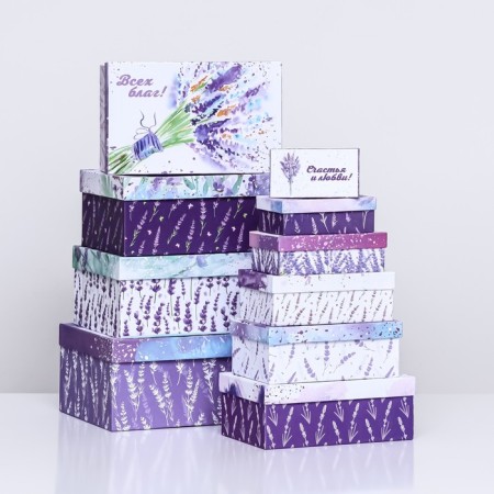 Set of boxes 10 in 1 "On your holiday", 30 x 20 x 13 - 12 x 6.5 x 4 cm-1