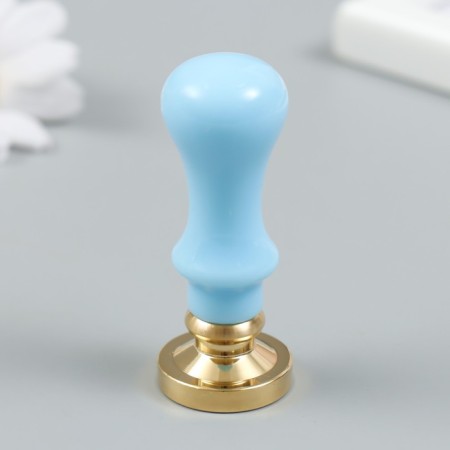Printing for wax with a plastic handle "Traces" 2.5x2.5 cm-2