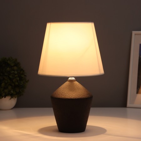 Table lamp "Olaf" 1x40W E14 black 19.5x19.5x35cm-1