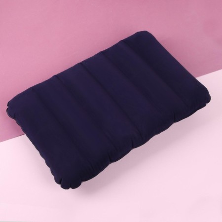 Pillow road, inflatable, 46 × 30 × 7.5 cm, blue color-1