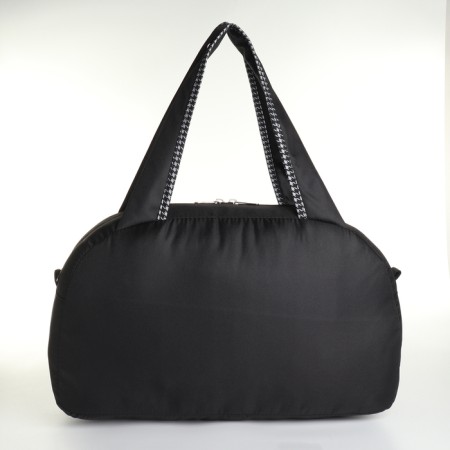 Sports bag with lightning, long belt, external pocket, black color-1