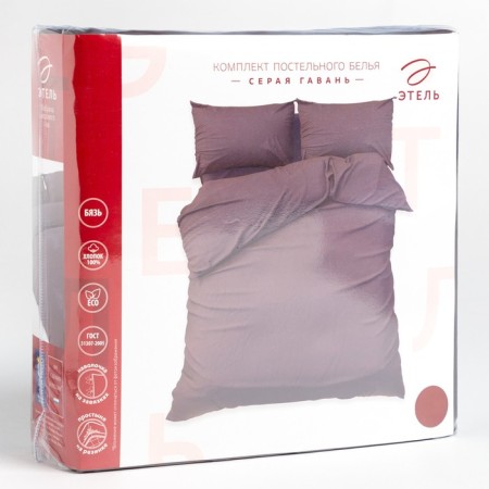 Bed linen Ethel 2SP "Gray Harbor" 175*215, 160*200*25, 50*70-2 pcs-6