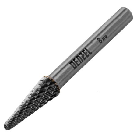 Denzel Borfrase, type L, on metal, carbide, conical, boiled, 8 mm