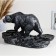 Standing for a bottle "Bear" 45x23x25cm, silver
