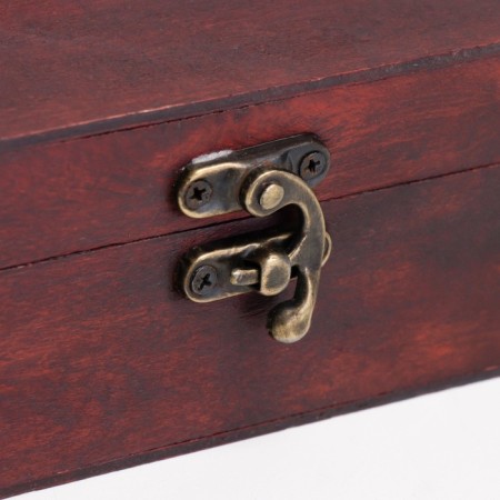 Casket wood chest "Claim" with rivets 18x11.5x6 cm-1