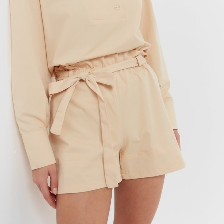 Women's costume (blouse, shorts) minku: enjoy is beige color, size 42-6