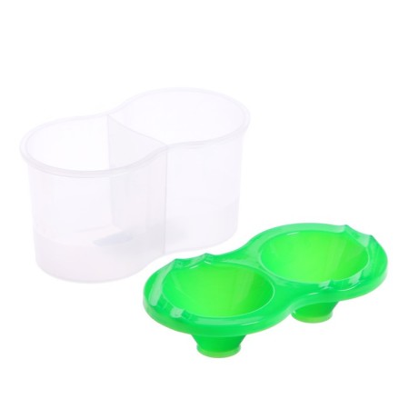 Double Calligrata, 150 x 2 ml, with a hand holder, green, green-2