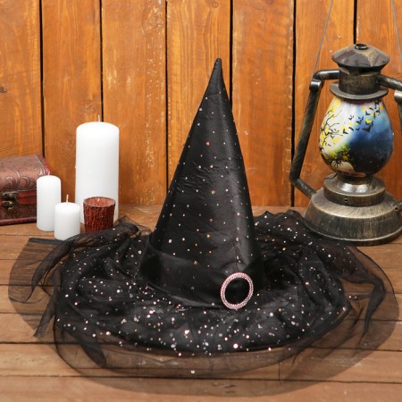 Carnival hat "Sorceress", district. 56-58 cm