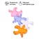Designer "Friendship Tape", 20 elements