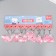 Plastic keychain with Glitter "heart" mix 5.2x4.8 cm