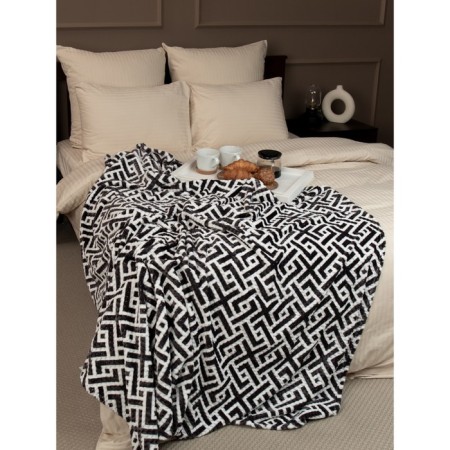 Texrepublic blanket, size 200x220 cm, gray color-8