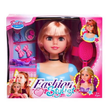 Maneken doll for creating the hairstyles "Betsy", with accessories-3