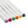Meshu bilateral markers for sketching, 6 colors (basic colors)