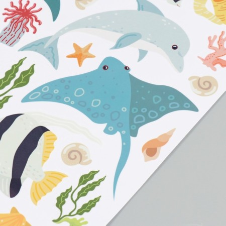 Interior color sticker "Underwater World" 30x60 cm-4