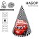 Festive paper cap "Happy Birthday", car