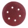Circle of abrasive grinding bison 35350-150-060, perforated, P60, 150 mm, 5 pcs.