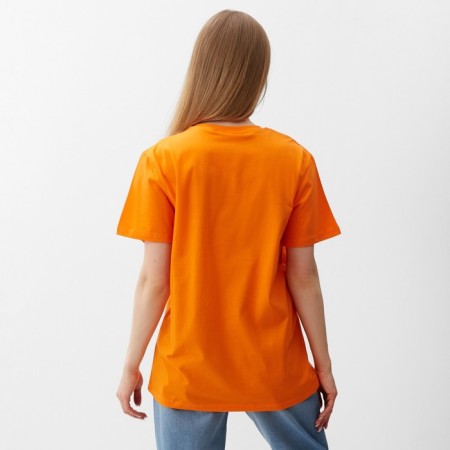 Female T -shirt, orange color, size 52-3