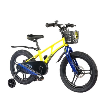 Bicycle 18 ’’ maxiscoo Air Pro, yellow matte color-1