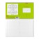 Notebook 12 sheets in the Erichkrause Bright line "Classic", cover coated cardboard, green