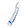 Sexus Glass bilateral phallimitator, glass, transparent, 20 cm