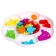 Porter "Chamomile" with tweezers, multi -colored figures, according to the Montessori methodology