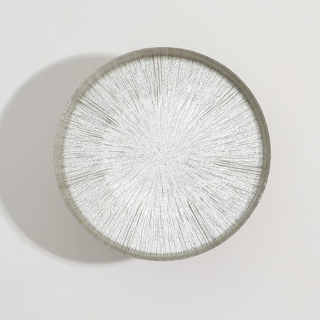 Dish on the leg "Nymphaea's water lily, glass, d = 16 cm-2