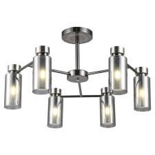 Ceiling lamp 6x15W E14, size 67x67x38 cm