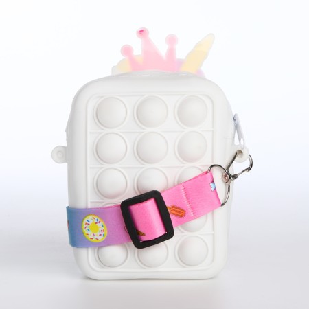 Bag's bag with lightning, white color-1