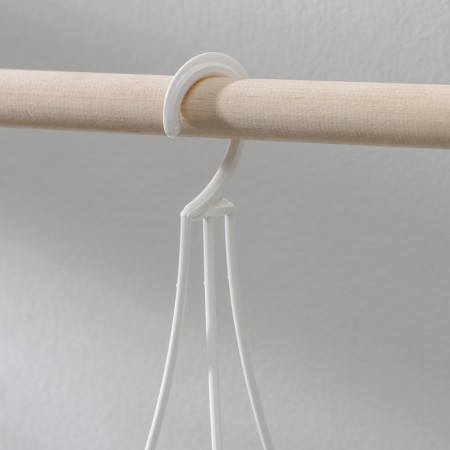 Street Kashpo for flowers suspended "grace", 4.5 l, white color-2