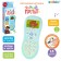 Educational toy "smart remote", numbers, forms, songs, sounds, blue color