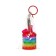 Set of desktop children's "Rainbow" (stand+2 quaras+ruler+sharpened+eraser+notebook 8 sheets+scissors)