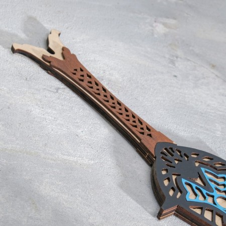Wooden souvenir "Elven Sword" mix 60x10 cm-2