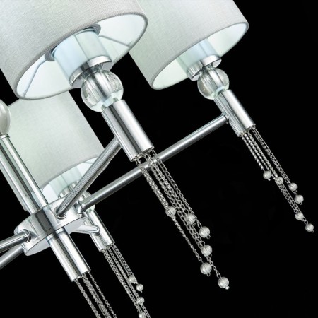 Suspended EVOLUCE lamp. Sle105173-05. Primma. 5x60 watts, E27, 65x65x48 cm, chromium color-6