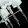 Suspended EVOLUCE lamp. Sle105173-05. Primma. 5x60 watts, E27, 65x65x48 cm, chromium color